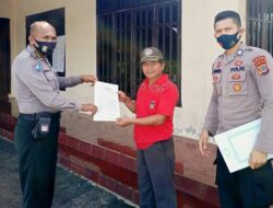 Polres Minahasa Edarkan Selebaran Imbauan Kamtibmas Jelang Pengucapan Syukur