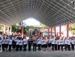 Jaga Generasi Muda, Polres Minahasa Lakukan Giat Pembinaan di SMA N1 Tondano