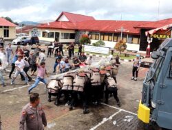 Simulasi Sispam Kota, Tingkatkan Kesiapan Pengamanan Pilkada di Minahasa