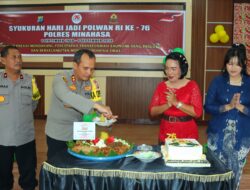 Kapolres Minahasa Hadiri Syukur HUT Polwan Ke-76