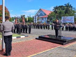 Upacara Bendera Peringati Hari Sumpah Pemuda Polres Minahasa